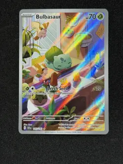 Pokemon TCG Bulbasaur Illustration Card Stellar Crown 143/142 NM - Image 1