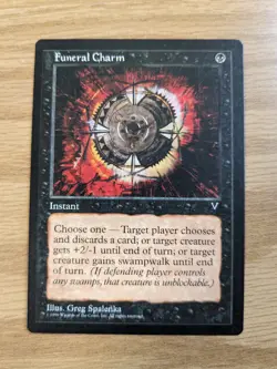 Funeral Charm - Magic The Gathering MTG Collectible Card game - Image 1