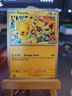 Pokemon Pikachu TCG Promo Card SVP225 2025 World Championships NM - Image 1