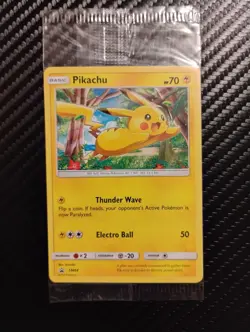 SEALED Pikachu Non Holo Promo Card Sun Moon Sm04 TCG 2016 Target Exclusive Mint - Image 1