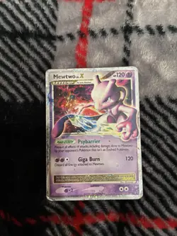 Mewtwo Lv. X - DP28 - Pokemon Diamond & Pearl Promo Ultra Rare Card DMG - Image 1