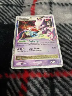 Mewtwo Lv. X - DP28 - Pokemon Diamond & Pearl Promo Ultra Rare Card DMG - Image 3