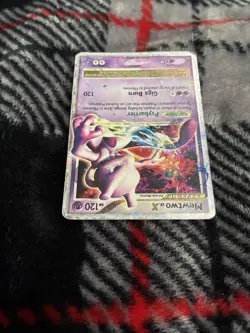 Mewtwo Lv. X - DP28 - Pokemon Diamond & Pearl Promo Ultra Rare Card DMG - Image 4