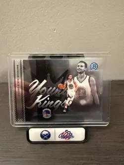 2025-26 Bowman Chrome Stephen Curry #YK-4 Young Kings Insert GS Warriors - Image 1