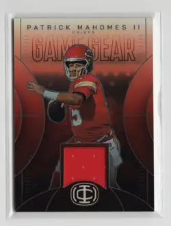 2025 Panini Icon Collection Patrick Mahomes II Game Gear Jersey Relic GG-4 - Image 1