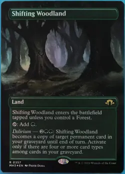 Shifting Woodland (Borderless) FOIL Modern Horizons 3 MINT (515899) ABUGames - Image 1