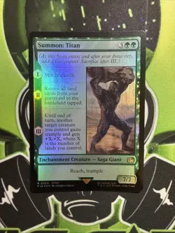 Summon: Titan (Foil Rare) Final Fantasy R 0204 Magic Mtg NM - Image 1