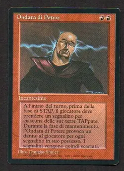 MtG Power Surge Ondata di Potere (Foreign Black Bordered) ITA - Image 1