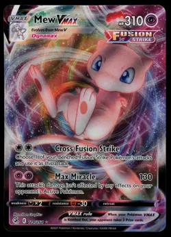 Mew VMAX 114/264 - Pokemon Fusion Strike - Holo Rare (NM) - Image 1