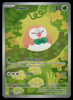 Rowlet 090/088 - Pokemon Perfect Order - Illustration Rare (NM) - Image 1