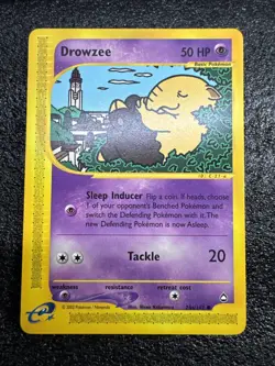 Drowzee - Aquapolis 74a/147 2002 - E Reader - Pokemon TCG - WOTC - NM - Image 3