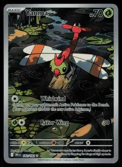 Yanma 183/182 - Pokemon Destined Rivals - Illustration Rare (NM) - Image 1