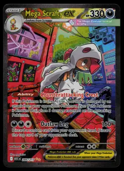 Mega Scrafty ex 285/217 - Ascended Heroes - Special Illustration Rare (NM) - Image 1