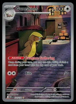 Gumshoos 153/132 - Pokemon Mega Evolution - Illustration Rare (NM) - Image 1