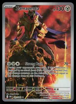 Zamazenta 201/182 - Pokemon Destined Rivals - Illustration Rare (NM) - Image 1