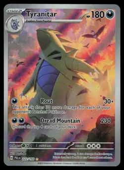 Tyranitar 222/193 - Pokemon Paldea Evolved - Illustration Rare (NM) - Image 1