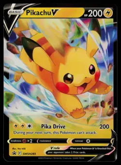 Pikachu V SWSH285 - Pokemon Sword & Shield Promo (NM) - Image 1