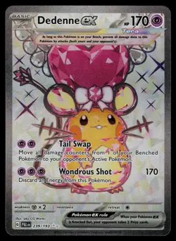 Dedenne ex 239/193 - Pokemon Paldea Evolved - Ultra Rare (NM) - Image 1