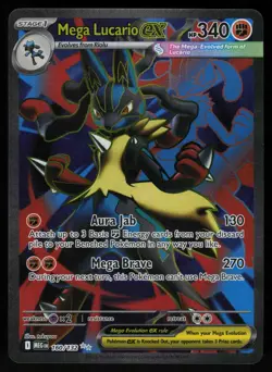 Mega Lucario ex 160/132 - Pokemon Mega Evolution - Ultra Rare (NM) - Image 1