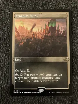 Magic The Gathering MTG - Drannith Ruins (Foil Etched) - MAT - Image 1