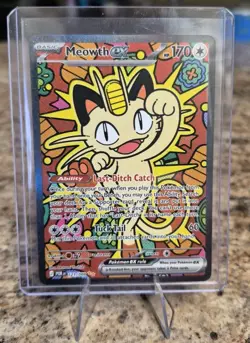 Pokemon Meowth ex 121/088 Perfect Order Special Illustration Rare (READ) - Image 1