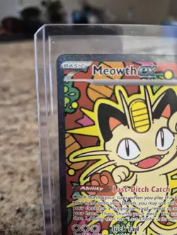 Pokemon Meowth ex 121/088 Perfect Order Special Illustration Rare (READ) - Image 3