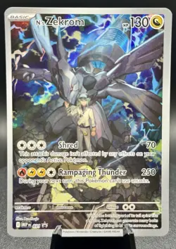 Pokemon TCG N’s Zekrom #031 Black Star Promo Full Art Ascended Heroes Promo NM/M - Image 1