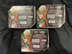 Pokemon TCG Shining Fates V Tins Shiny Boltund & Eldegoss & Cramorant 3x Sealed! - Image 2