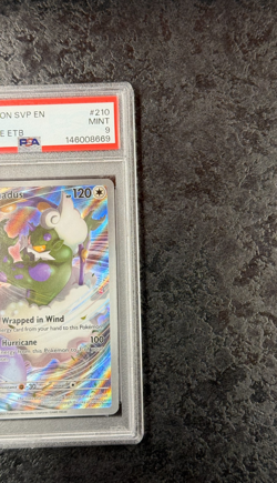 2025 POKEMON SVP EN TORNADUS WHIITE FLARE ETB #210 MINT 💎 PSA 9 - Image 2