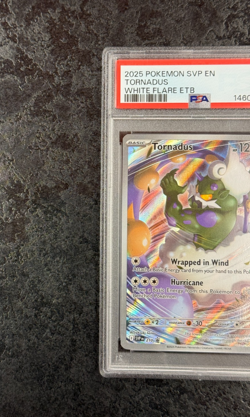 2025 POKEMON SVP EN TORNADUS WHIITE FLARE ETB #210 MINT 💎 PSA 9 - Image 3