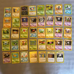 Pokemon Neo Discovery 34/75 Partially Complete Set/Joblot/Bundle LP/excellent - Image 1