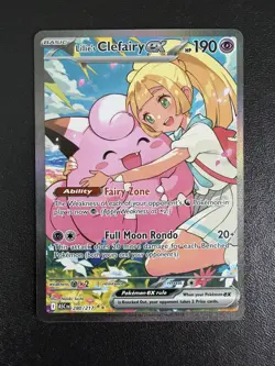 Pokemon TCG Ascended Heroes Lillie's Clefairy EX SIR 280/217 - Image 1
