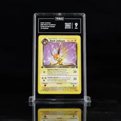 TAG 9 2000 Pokemon Team Rocket First 1st Edition Dark Jolteon #38/82 - Image 1