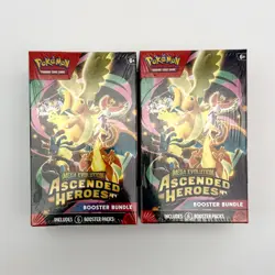 Pokemon Mega Evolution Ascended Heroes Booster Bundle Lot Of 2 IN HAND Fast Ship - Image 1