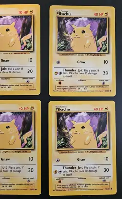 NM Near Mint - Yellow Cheeks - Pikachu 58/102 - Base Set - Pokemon - WOTC - 1999 - Image 5