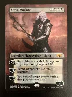 Sorin Markov (Foil) Mythic Edition NEAR MINT NM Ravnica Allegiance Magic MTG - Image 1