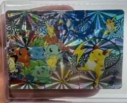 Pocket Monsters Card #13 Snorlax Bandai 1998 Vintage Hologram Anime - Image 1