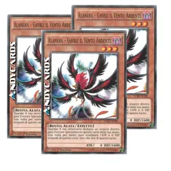 3x ALANERA - GHIBLI IL VENTO ARDENTE • Comune • LC5D IT120 • 1Ed • YUGIOH! - Image 1