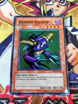 Cannon Soldier db2-en061 (NM+) Super Rare Yu-Gi-Oh! - Image 1