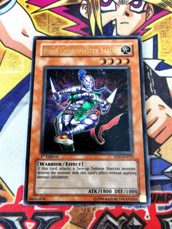 Ninja Grandmaster Sasuke sod-en019 1st Edition (NM+/LP) Ultimate Rare Yu-Gi-Oh! - Image 1