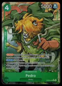 Pedro (Parallel) OP08-030 - One Piece Two Legends - Rare (NM) - Image 1