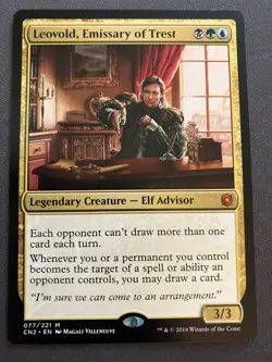 MTG Leovold, Emissary of Trest {Conspiracy: Take the Crown} - NM - Image 1