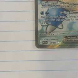 Pokemon TCG Blastoise ex Scarlet & Violet-151 184/165 Holo Ultra Rare - Image 5