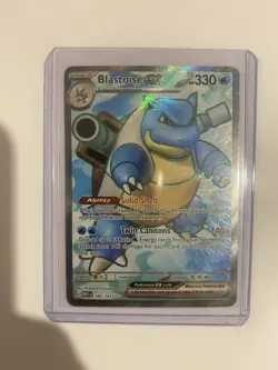Pokemon TCG Blastoise ex Scarlet & Violet-151 184/165 Holo Ultra Rare - Image 1