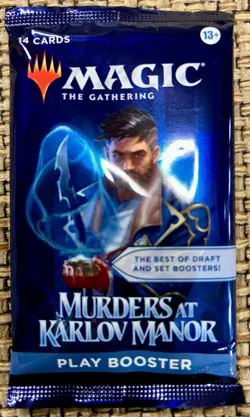 Magic the Gathering MTG Murders at Karlov Manor Play Booster Pack Sealed - Image 1