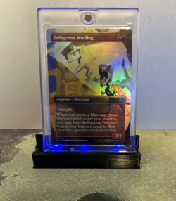 MTG Belligerent Yearling (Borderless Foil) - The Lost Caverns of Ixalan (LCI) - Image 1