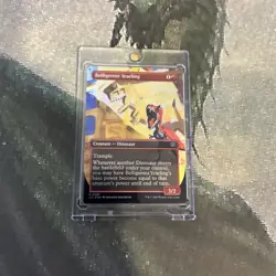 MTG Belligerent Yearling (Borderless Foil) - The Lost Caverns of Ixalan (LCI) - Image 5