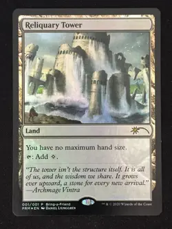 1x MTG Reliquary Tower (Bring a Friend Promo, Foil) - (UMP) (PRM) #1 - Image 1