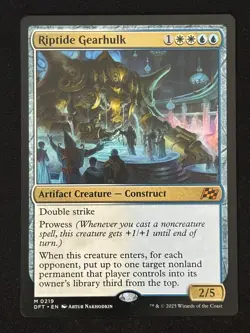 1x MTG Riptide Gearhulk - Aetherdrift (DFT) #219 - Magic the Gathering - Image 3