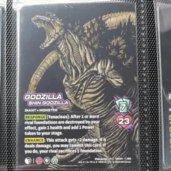 Godzilla: Reign of Kaiju Shin Godzilla & Power Giant Monster Cards UVS - Image 1